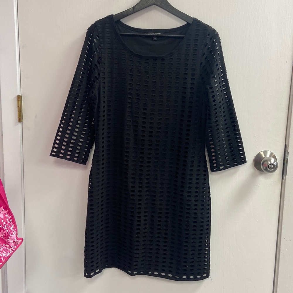 Express Women’s Black Midi Dress (4867)